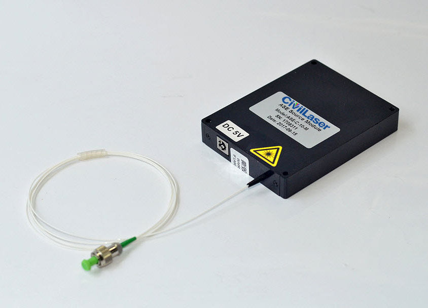 ASE(Amplified Spontaneous Emission) Light Source 1064nm-Band SM 50mW Broadband Laser Module ASE-1064-50-T-SM-M